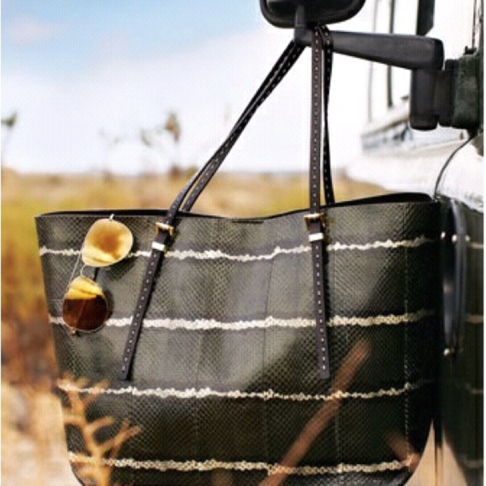 Michael Kors collection, Olive Python tote